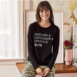 Avon Black Beauty Long Sleeve Tee Size 2X